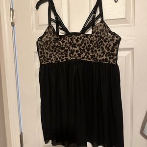 Torrid 2x leopard lingerie
